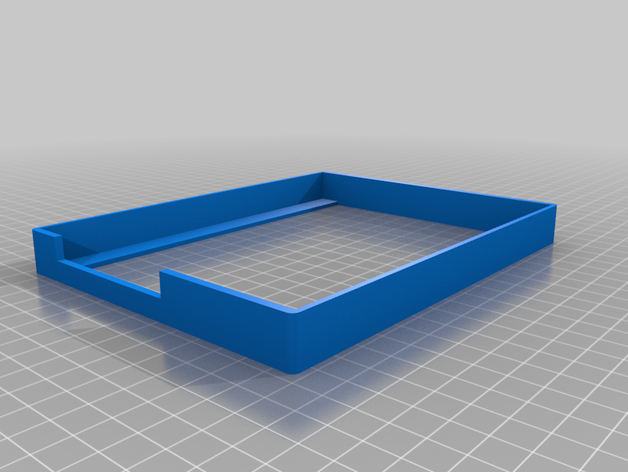 pantalla caso de frambuesa la electrónica táctil 3D print model - Mito3D