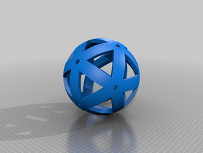 sphericalicosahedral14v 1 2 3 4 5 6 15 16 17 18 19 20 105 106 107 108 109 110 111 119 120 121 122 123 matemáticas art la cúpula geodésica icosaédrica de esfera 3d print model - Mito3D