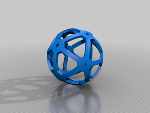 sphericalicosahedral14v 1 2 3 4 5 6 15 16 105 106 107 108 109 110 111 119 Mathe-Kunst dome geodätische ikosaedrischen sphere 3d print model - Mito3D