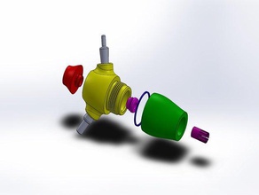 printable bottle hookah 3d print model - Mito3D