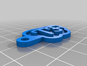 meine individuelle Schlüsselanhänger Ihrem persönlichen Namen tf kundengebundene 3d print model - Mito3D