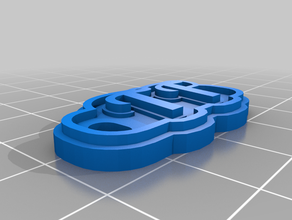 meine angepasste multiline-tag Schlüsselanhänger tf kundengebundene 3d print model - Mito3D