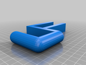 gancho para mesa 2 5cm grueso household supplies 3d print model - Mito3D