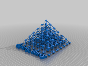 géométriques pyramides sculptures 3d print model - Mito3D
