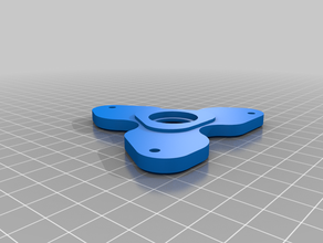 3-way key holder spinner keychains figit fob keychain 3d print model - Mito3D