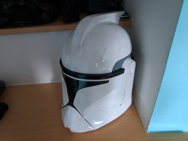 clone trooper fase 1 capacete remix modelos star wars 3D print model - Mito3D