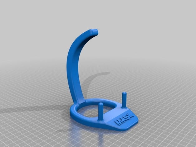 support mask accessories stand 3D print model - Mito3D