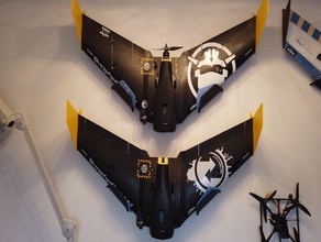 ar-c ar pirinha kanat parçaları 3d baskı drohne drone gerçek team blacksheep pencere 3d print model - Mito3D