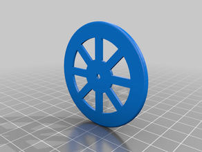 toy car wheel 53mm diameter & game accessories 3d print model - Mito3D