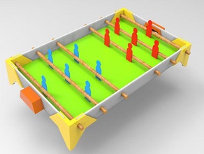 futbolin juegos y juguetes Impresora 3d de aula catedrafuturo diy fablab los niños nari o 3d print model - Mito3D