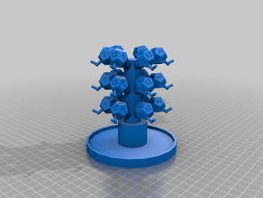 d12 esprúe árbol La impresión en 3d 3d print model - Mito3D
