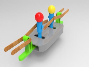 mergulhador-play brinquedo & acessórios para jogos Impressora 3d aula catedrafuturo diy fablab crianças nari o 3d print model - Mito3D