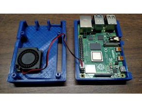 cro - raspberry pi 4 blower case 3d print model - Mito3D