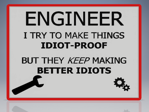 Zeichen-Ingenieur cool Zeichen Ingenieur engineering engineering-Zeichen komisch komische sign 3d print model - Mito3D