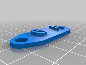 Anahtarlık 6a organizasyon özelleştirilmiş 3d print model - Mito3D