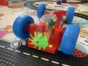 quercetti isotta discovery car elica giochi e giocattoli lama auto la scoperta scimitarra 3d print model - Mito3D