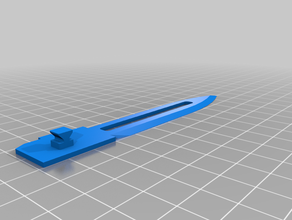 otf knife dagger blade 3d printing 3d print model - Mito3D