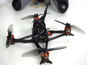 jenga stuzzicadenti r c i veicoli drone fpv kabab mini quad miniquad quadcopter frame piccolo grido whoop 3d print model - Mito3D