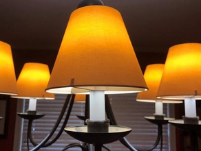 candelabra lamp shade decor home lampshade 3d print model - Mito3D