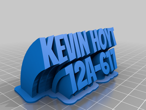 kevin hoyt de la oficina personalizado 3d print model - Mito3D
