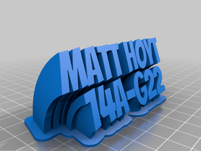 matt hoyt office customized 3d print model - Mito3D