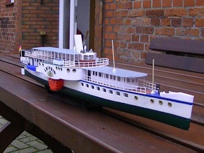 rc boat ship raddampfer leipzig 3d print model - Mito3D