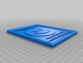 nur weil es schlechte Idee -- Zeichen Schilder & logos 3d print model - Mito3D