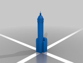 la città di new york architettura grattacielo 3d print model - Mito3D