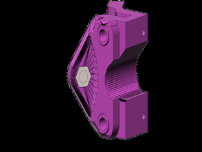 mpcnc rullo cintura doppia versione hex trappola macchine utensili add-on mod 3d print model - Mito3D