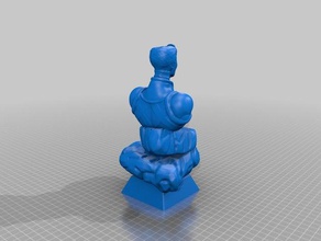 king crimson v2 las esculturas 3d print model - Mito3D