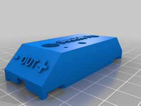 lm2596 case potentiometer knob electronics box container stepdown module 3d print model - Mito3D