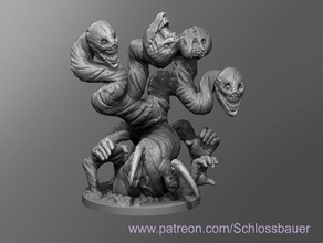 adolescent false hydra toys & games dnd dungeons dragons tabletop 3d print model - Mito3D