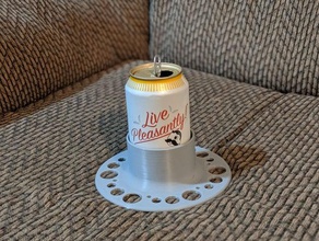 couch soda pop can stabilizer food & drink beer 3d print model - Mito3D