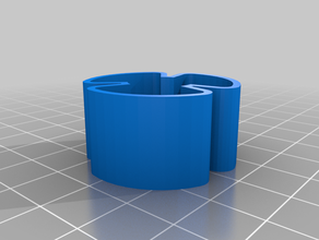 d-size battery adapter aa 3d print model - Mito3D