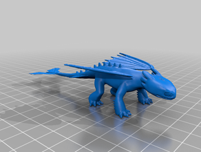toothless 3d print model - Mito3D