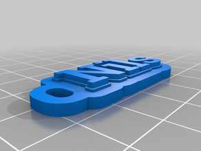 nils Schlüsselbund Schlüsselanhänger kundengebundene 3d print model - Mito3D