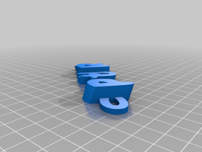 il mio personalizzato iamburny del pootypot testo - nome keyfob portachiavi organizzazione su misura 3d print model - Mito3D