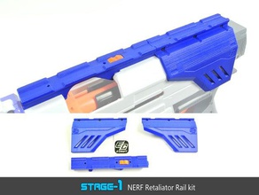nerf retaliator recon rail stage-1 jouets & accessoires de jeux 3d print model - Mito3D