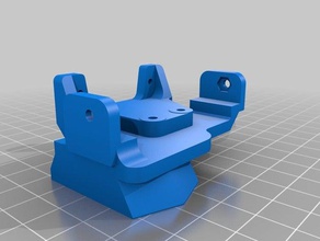 v2 hot end holder fang nut remix 3d printers 3d print model - Mito3D