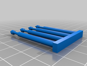 jango fett desafio de dardos adereços 3d print model - Mito3D