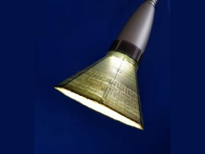 quick clamp lampshade lunartec swan-neck led lamp decor 3d print model - Mito3D