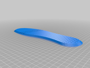 meu personalizados, flexy-formulário de palmilha - esquerda biologia personalizado 3d print model - Mito3D