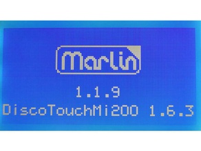 marlin 119 dagoma discoeasy 200 + touch-mi avec opzione altopiano chauffant bltouch monte discoeasy200 marlinfw firmware tocco mi 3d print model - Mito3D