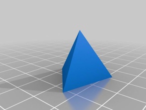 super small file part - &lt 300 3d printing tests pyramid test 3d print model - Mito3D