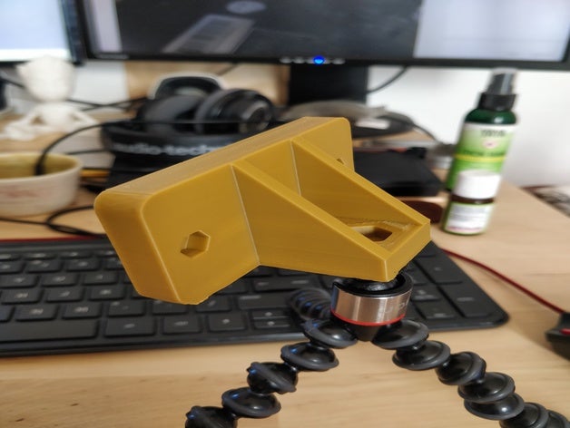 htc üçayak duvar tabağı vive diy tracker tripod 3D print model - Mito3D