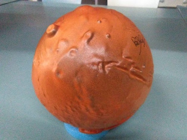 tactile model planet mars physics & astronomy planets special needs 3D print model - Mito3D