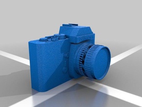 câmera nikon analógica modelos 3d print model - Mito3D
