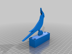 cóctel sostenedor de la pluma a los animales 3d print model - Mito3D