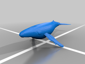 la baleine animaux 3d print model - Mito3D