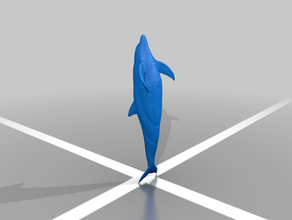 delfin 2 animais 3d print model - Mito3D